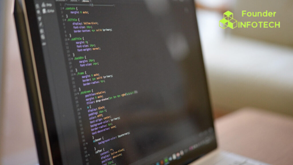 Screenshot of ordering website development services from Founder Infotech